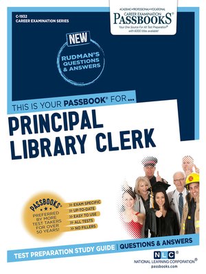 Principal Library Clerk - ebook